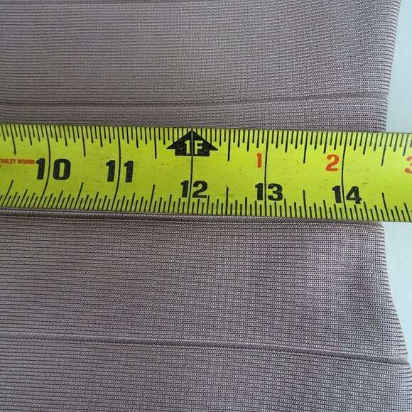 Venus Sleeveless Fringe Hem Knit Flapper Dress Mauve Women Size 12 Party NEW - Picture 12 of 14